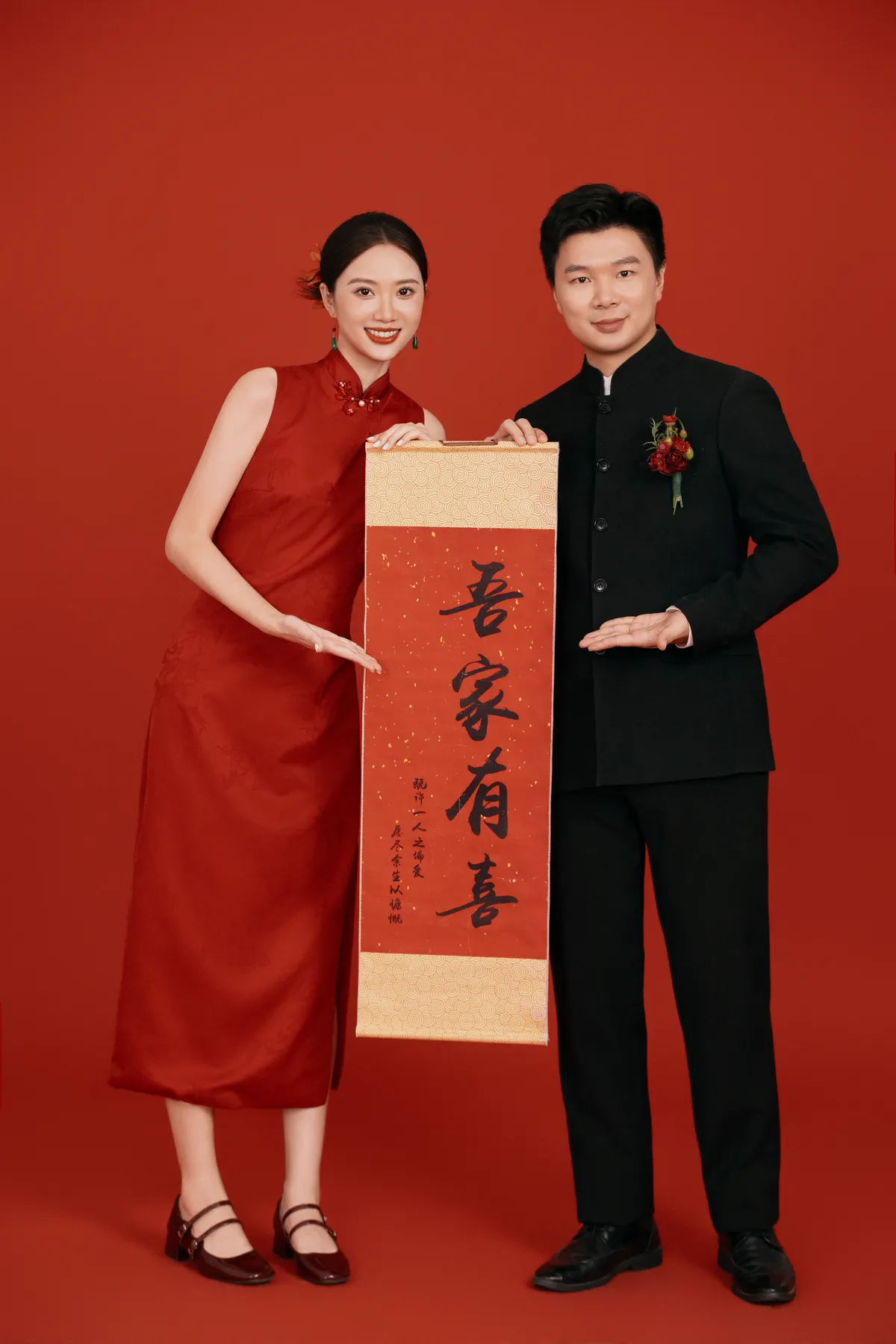 卢晓龙与施益婷合影